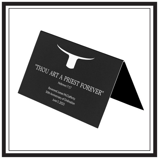 Katholieke priester Ordination Jubileum Scripts Visitekaartje
