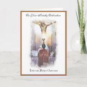 Katholieke priester Ordination Religieuze Jesus Ca Kaart (Voorkant)