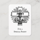katholieke priester Spiritueel Prayer Bouquet Plaatskaartje (Voorkant)