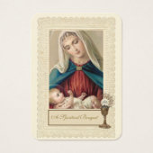 katholieke priester Spirituele Bouquet Heilige Kaa Visitekaartje (Voorkant)