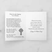 Katholieke priester St. Patrick's Day Shamrocks Kaart (Binnen)