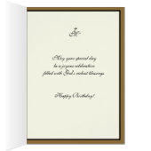 Katholieke priester verjaardag gebed altaar server (Binnen (Rechts))