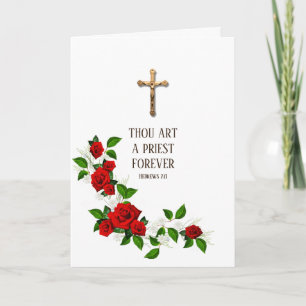 Katholieke Priester Verjaardag Priesterwijding Kru Kaart