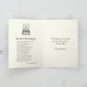 Katholieke Priester Wijding Religieus Jezus Kaart (Binnen)