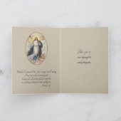 Katholieke Priester Woorden van Aanmoediging Maagd Kaart (Binnen)