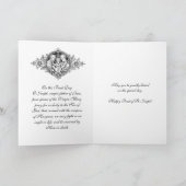 Katholieke priesterfeest van Sint-Jozef Kaart (Binnen)