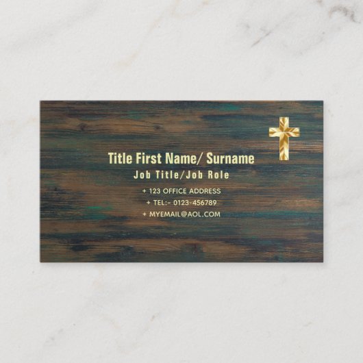 Katholieke priesterkerk Contact Geestelijken Chris Visitekaartje (Voorkant)