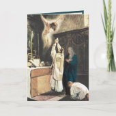 Katholieke priestermaagd Mary Religieuze Gebed Kaart (Voorkant)