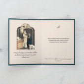 Katholieke priestermaagd Mary Religieuze Gebed Kaart (Binnen)