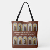 Katholieke priesters van de Kerse Carmelite Nuns Tote Bag (Achterkant)