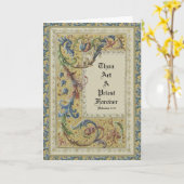 KATHOLIEKE PRIESTERWIJDING EERSTE MISSCRIPTUUR KAART (Gele Bloem)