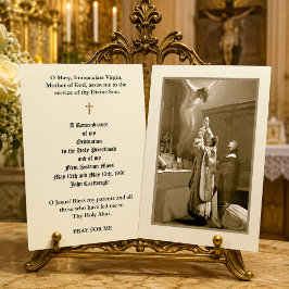 KATHOLIEKE PRIESTERWIJDING HEILIGE KAARTEN VISITEKAARTJE
