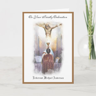Katholieke Priesterwijding Religieus Jezus Kaart