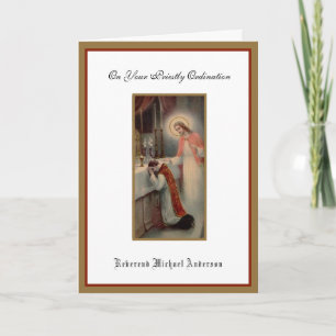 Katholieke Priesterwijding Religieus Jezus Kaart