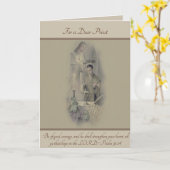 katholieke priesterwoorden kaart (Gele Bloem)