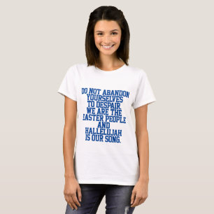 katholieke prijsopgave   Christelijk citaat T-Shir T-shirt
