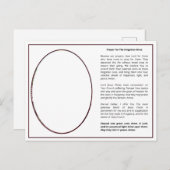 Katholieke purgator Jesus Good Shepherd Briefkaart (Voorkant / Achterkant)