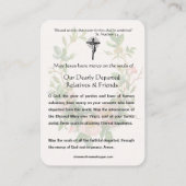 Katholieke puriteits Alle zielen Maagd Maria Plaatskaartje (Achterkant)