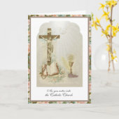 Katholieke RCIA Inwijding in de Kerk van het Geloo Kaart (Gele Bloem)