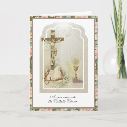 Katholieke RCIA Inwijding in Geloofskerk Kaart (Voorkant)