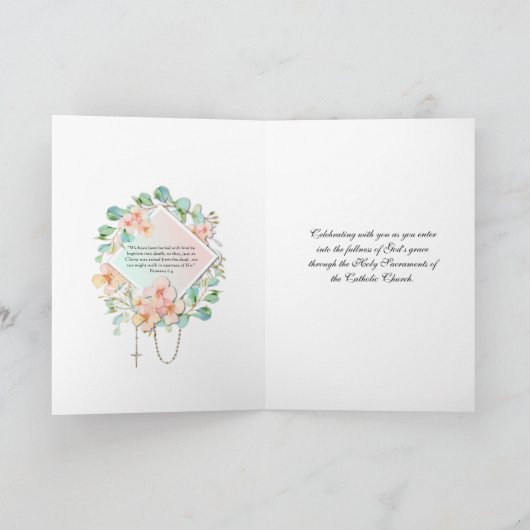 Katholieke RCIA Inwijding in Geloofskerk Kaart (Binnen)