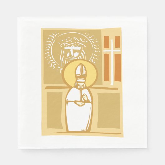 katholieke religie servet (Voorkant)