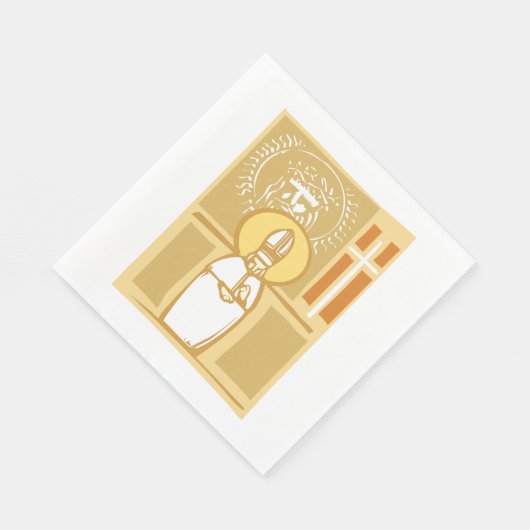 katholieke religie servet (Hoek)