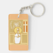 katholieke religie sleutelhanger (achterkant)