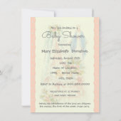 Katholieke Religieuze  Baby Boy Shower Kaart (Achterkant)