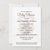 Katholieke Religieuze  Baby shower Uitnodiging (Achterkant)