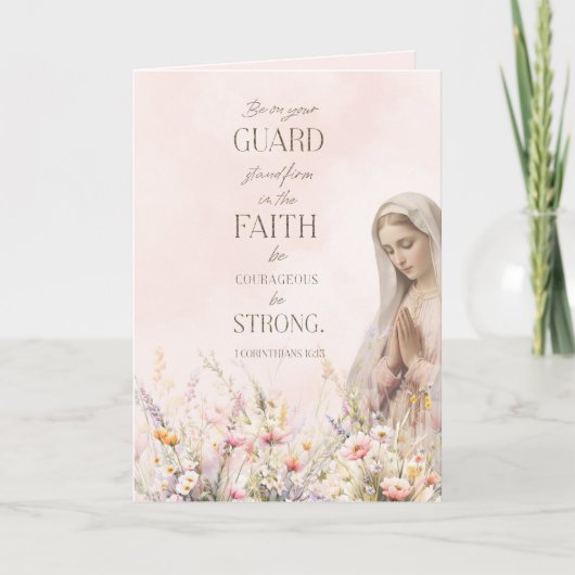 Katholieke religieuze bloemenschrift Maria Kaart (Voorkant)