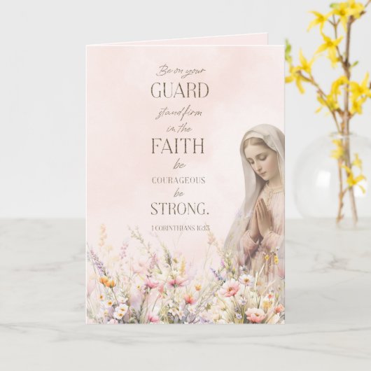 Katholieke religieuze bloemenschrift Maria Kaart (Gele Bloem)