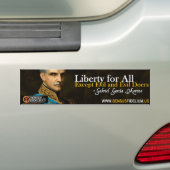 Katholieke Religieuze Citaat voor Vrijheid Moreno Bumpersticker (Op auto)