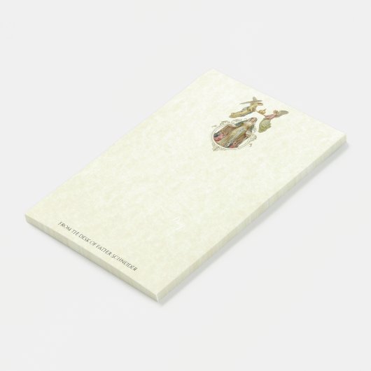 Katholieke Religieuze Geloofde Maagd Mary Angels Post-it® Notes (Schuin)