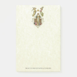 Katholieke Religieuze Geloofde Maagd Mary Angels Post-it® Notes