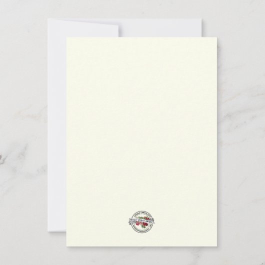 Katholieke religieuze harten Jezus Maria begrafeni Bedankkaart (Achterkant)