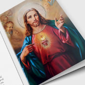 Katholieke Religieuze Heilig Hart Sympathie Begraf Kaart