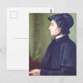 Katholieke religieuze kunst van Sint-Elizabeth Ann Briefkaart (Voorkant / Achterkant)
