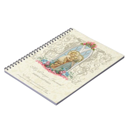 Katholieke Religieuze Maagd Mary Prayer Journal Notitieboek (Linkerzijde)