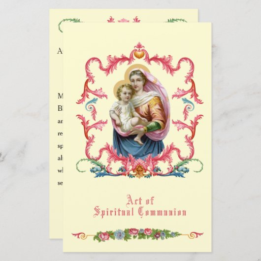 Katholieke religieuze Spirituele gemeenschap Mary  (Voorkant / Achterkant)