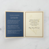 Katholieke Religieuze St. Joseph Feast Prayer Card Kaart (Binnen)