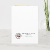 Katholieke Religieuze St. Joseph Feast Prayer Card Kaart (Achterkant)