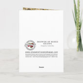 Katholieke Religieuze St. Joseph Feast Prayer Card Kaart (Achterkant)