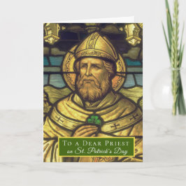 Katholieke religieuze St. Patrick's Day Bisschop Kaart