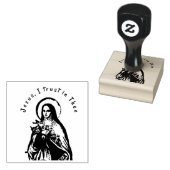 Katholieke Religieuze St. Therese Karmelietennon Rubberstempel (Gestempeld)