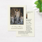 Katholieke reurrectie Funeral Prayer Kaart (Bureau)