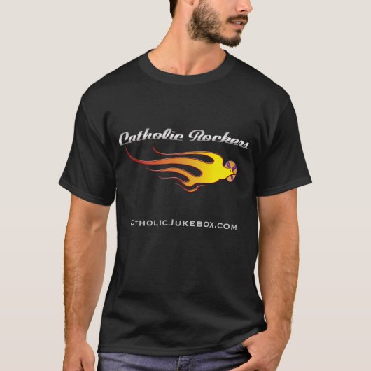 katholieke Rockers T-shirt (Voorkant)