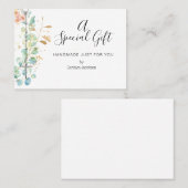 Katholieke Rosary Eucalyptus Religieuze Floral Gif Visitekaartje (Voorkant / Achterkant)