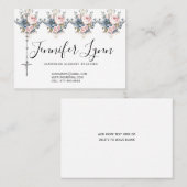 Katholieke Rosary Religious Roses Visitekaartje (Voorkant / Achterkant)