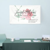 Katholieke Rosary Rozen Religieuze Floral Spandoek (Beurs)